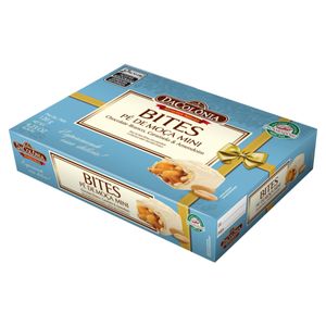 Mini Pé de Moça Cobertura Chocolate Branco DaColônia Bites Caixa 120g