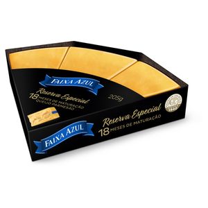 Queijo Parmesão Reserva Especial Faixa Azul 205g