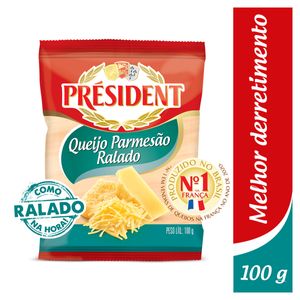 Queijo Parmesão Ralado Président Pacote 100g