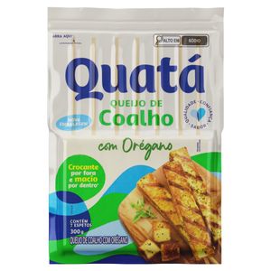 Queijo Coalho em Espeto com Orégano Quatá 300g 7 Unidades