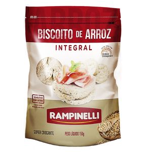 Biscoito de Arroz Integral Rampinelli 150g