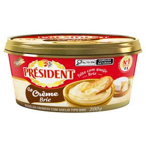 Requeijão Cremoso com Queijo Brie Président Pote 200g