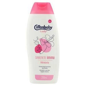 Sabonete Líquido Íntimo Cottonbaby Lady Frasco 200ml