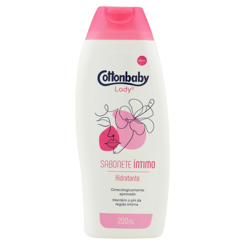 Sabonete-Liquido-Intimo-Cottonbaby-Lady-Frasco-200ml