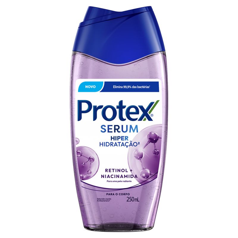 Sabonete-Liquido-Antibacteriano-Protex-Serum-Retinol---Niacinamida-Frasco-250ml