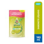 Sabonete-Liquido-de-Glicerina-Lavanda-Johnson-s-Baby-Sache-180ml-Refil-Embalagem-Economica