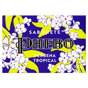 Sabonete Barra Vegetal Verbena Tropical Phebo Envoltório 100g