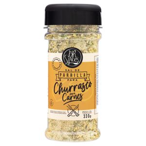 Sal de Parrilla BR Spices Churrasco Frasco 330g