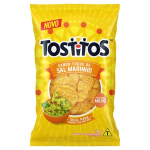 Salgadinho de Milho Toque de Sal Marinho Tostitos Pacote 110g