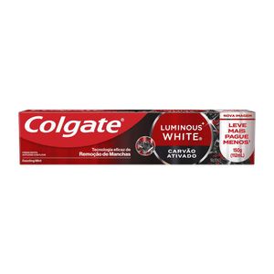 Creme Dental Colgate Luminous White Carvao Ativado 150g