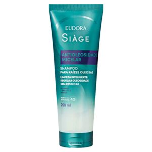 Shampoo Eudora Siàge Antioleosidade Micelar Bisnaga 250ml