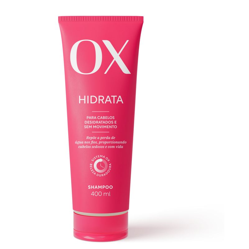 Shampoo-OX-Cosmeticos-Hidrata-Bisnaga-400ml