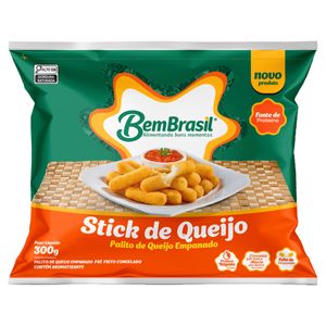 Palito Empanado Stick Queijo Bem Brasil Pacote 300g