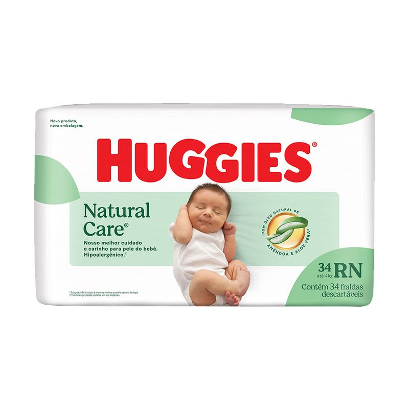 Fralda-Descartavel-Recem-Nascido-Huggies-Natural-Care-RN-Pacote-34-Unidades