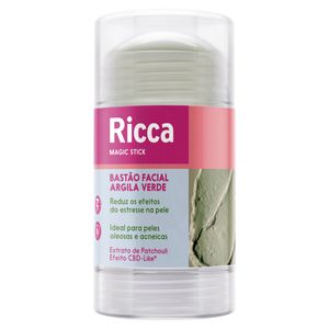 Argila Verde Bastão Stick Facial Ricca Magic Frasco 78g