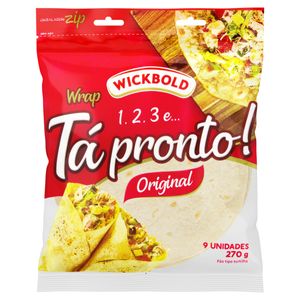 Pão Tortilha Original Wickbold Tá Pronto! Pouch 270g
