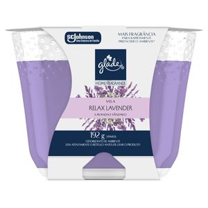 Vela Perfumada Relax Lavender Glade Home Fragrance Pote 192g
