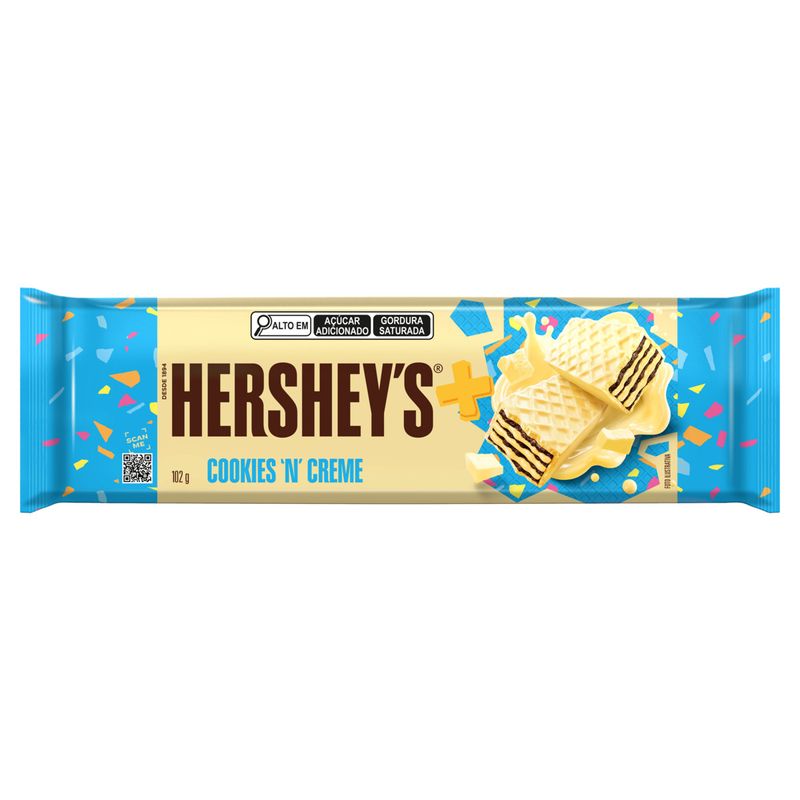 Wafer-Cookies--n--Creme-Hershey-s-Mais-Pacote-102g