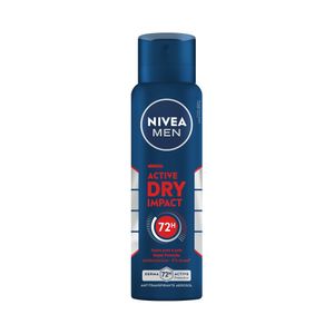 Antitranspirante Aerossol Active Dry Nivea Men Impact 150ml