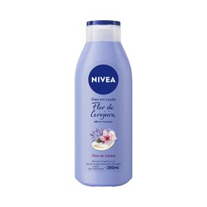 Loção Deo-Hidratante Flor de Cerejeira & Óleo de Jojoba Nivea Óleos Essenciais Frasco 200ml