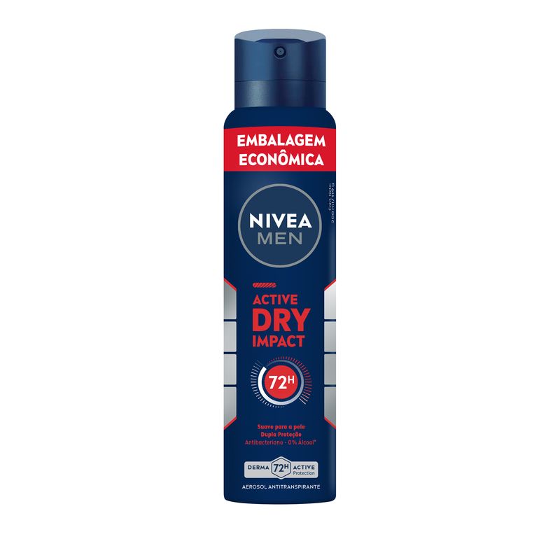 Antitranspirante-Aerossol-Dry-Impact-Nivea-Men-Active-200ml-Embalagem-Economica