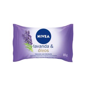 Sabonete Barra Hidratante Lavanda & Óleos Nivea Flow Pack 85g