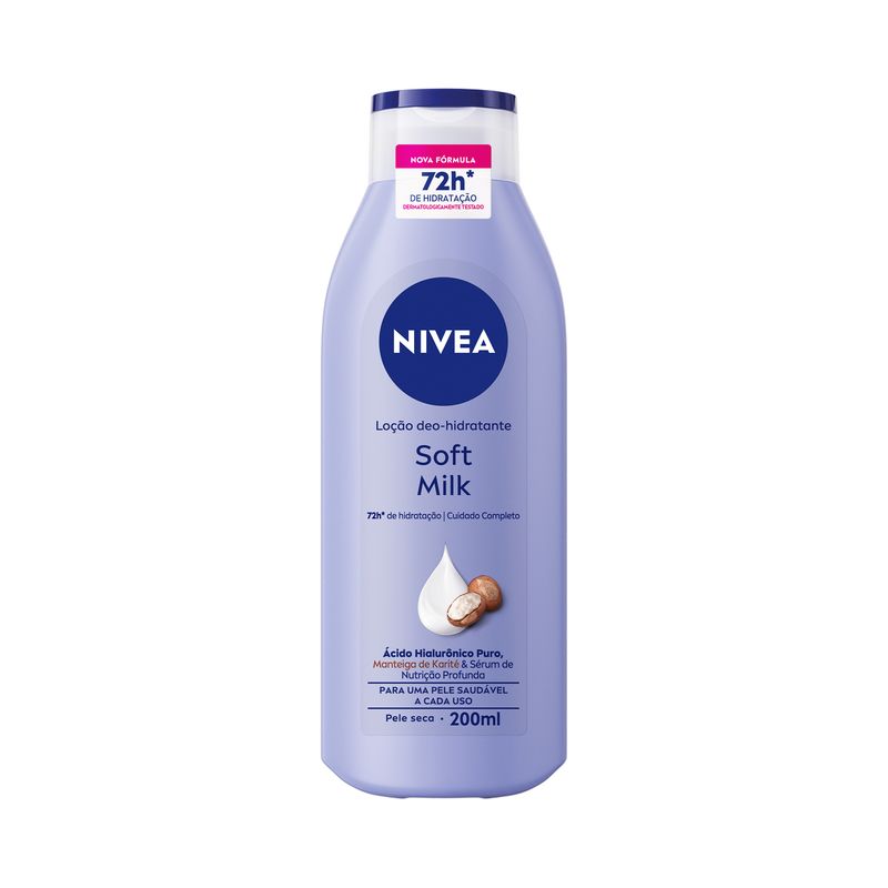 Locao-Deo-Hidratante-Pele-Seca-Nivea-Soft-Milk-Frasco-200ml