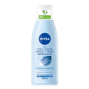 Leite de Limpeza e Tônico 2 em 1 Facial Nivea Frasco 200ml