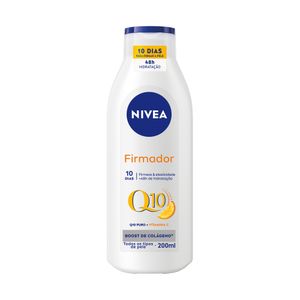 Loção Hidratante Firmador Nivea Q10 + Todos Os Tipos De Pele Vitamina C Frasco 200ml