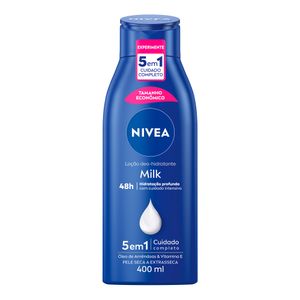 Loção Hidratante Corporal Nivea Milk Pele Seca a Extrasseca Frasco 400ml